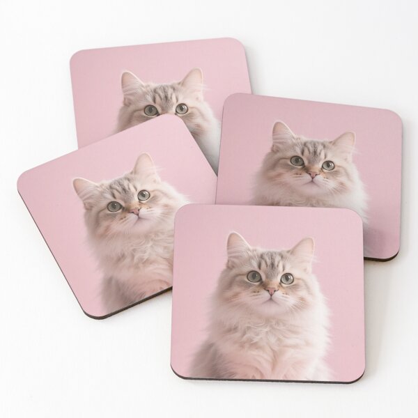 Item preview, cat, pink, kawaii, cute, modern, aesthetic, minimalist, chubby, adorable designed and sold by SasiPen.