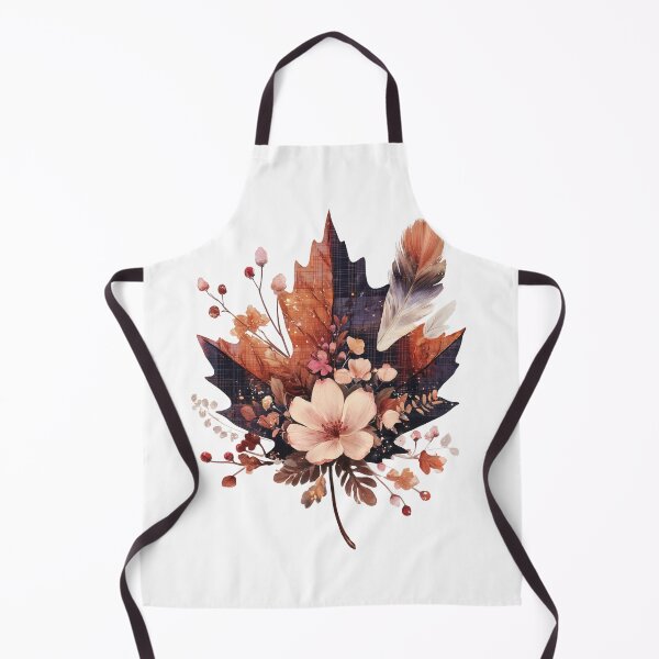 Item preview, Autumn Floral Maple Leaf with Feather and Berries designed and sold by Anastasiia Yurevych.