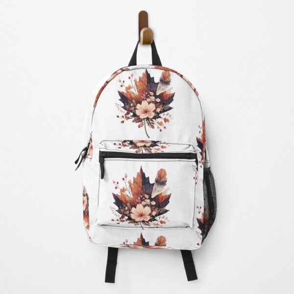 Item preview, Autumn Floral Maple Leaf with Feather and Berries designed and sold by Anastasiia Yurevych.