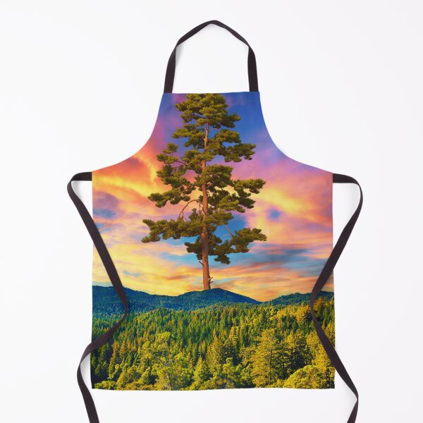 Item preview, Surreal Tall Tree Rising Over Green Hills Artwork designed and sold by berwies-artwork.