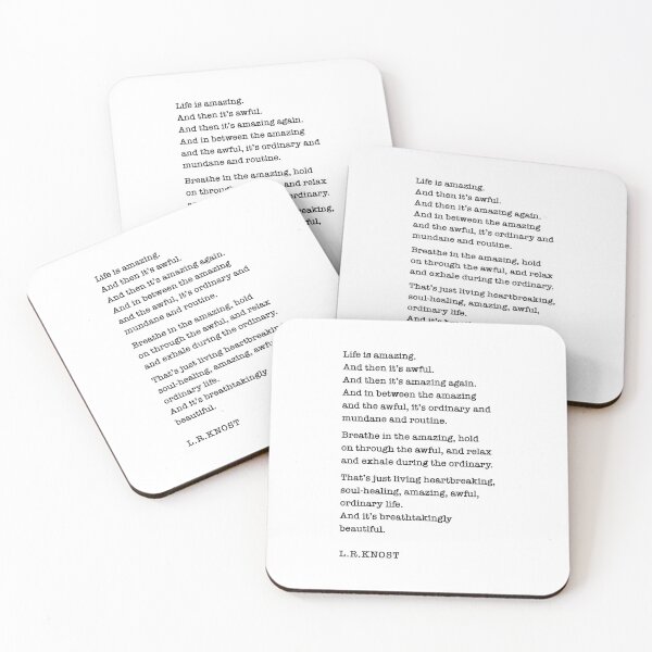 Item preview, LR Knost - Life is amazing designed and sold by corbrand.