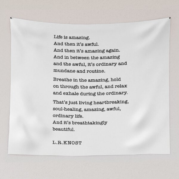 Item preview, LR Knost - Life is amazing designed and sold by corbrand.