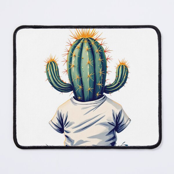 Item preview, There is a cactus with a t - shirt on sitting in the grass designed and sold by cafegrafis.