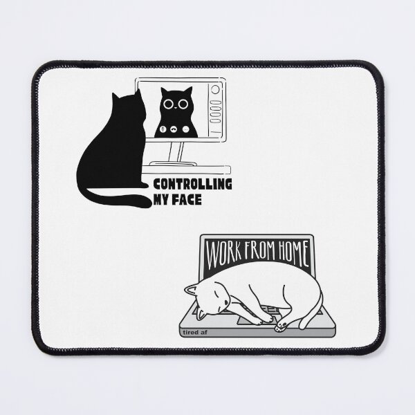 Item preview, Working from home cate | Just workplace things designed and sold by Neadoodles.