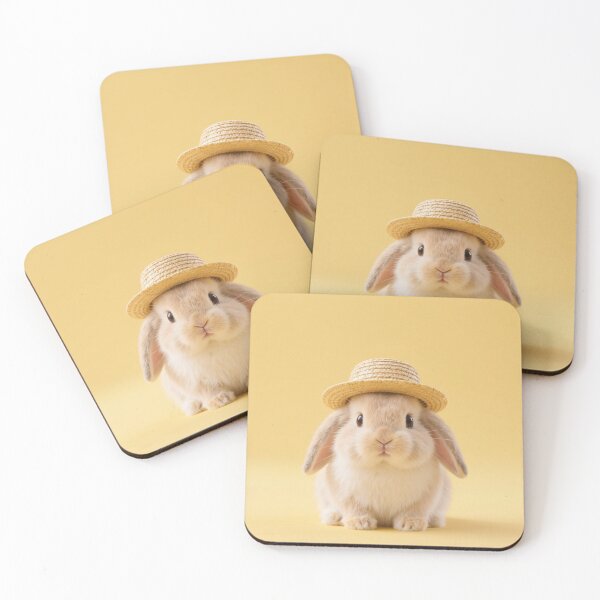 Item preview, bunny, yellow, kawaii, cute, modern, aesthetic, minimalist, chubby, adorable designed and sold by SasiPen.