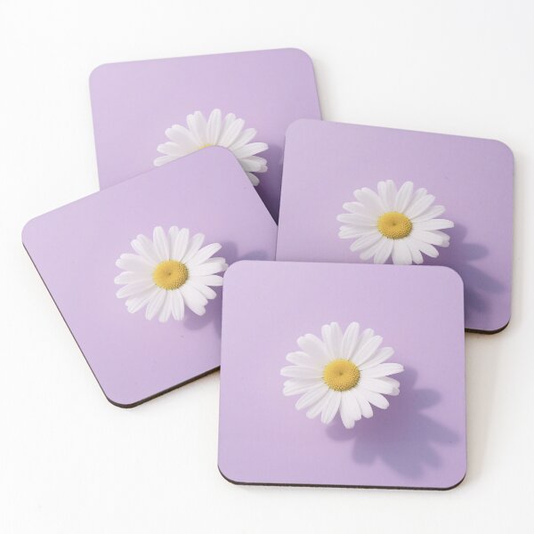 Item preview, daisy, purple, kawaii, cute, modern, aesthetic, minimalist, chubby, adorable designed and sold by SasiPen.