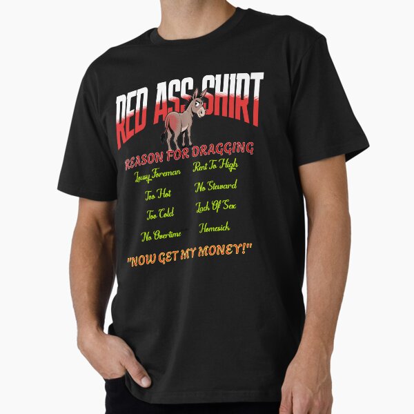 Item preview, Red Ass Shirt – Funny Electrician & Union Jobsite Humor Tee designed and sold by Westland Market.