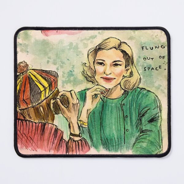 Item preview, carol movie therese and carol my angel flung out of space cate blanchett rooney mara wlw lesbian designed and sold by Kyna Arts.