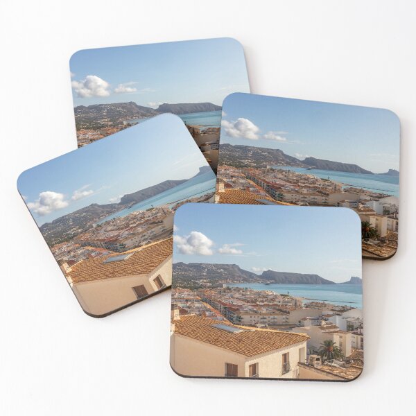 Item preview, View over Altea town towards Cap Negret, Costa Blanca, Spain designed and sold by Kevin Hellon.