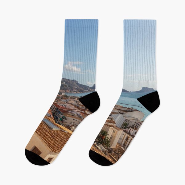 Item preview, View over Altea town towards Cap Negret, Costa Blanca, Spain designed and sold by Kevin Hellon.