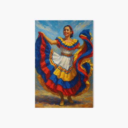Vista previa del artículo con la obra «Colombiana Bonita», diseñado y vendido por The Little Rocking Chair.