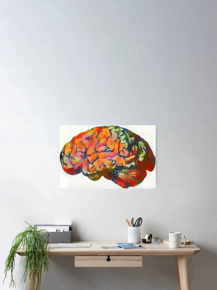 Thumbnail 2 of 3, Poster, brain designed and sold by AndroidZ.