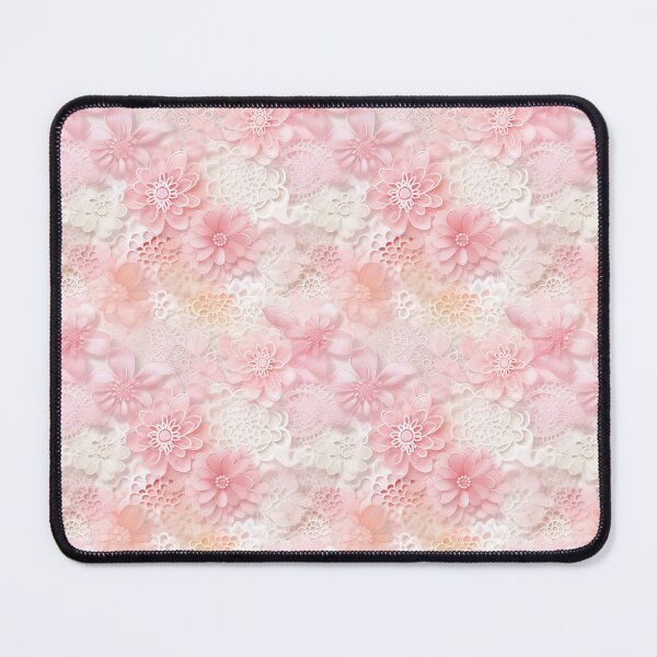 Artikelvorschau, Kleines Lochmuster, Pastelltöne, Weiß, Rosa, Creme. entworfen und verkauft von SasiPen.