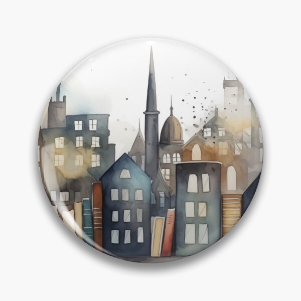 Item preview, Urban Architecture illustration designed and sold by Roxane Bay.