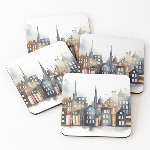 Item preview, Urban Architecture illustration designed and sold by Roxane Bay.