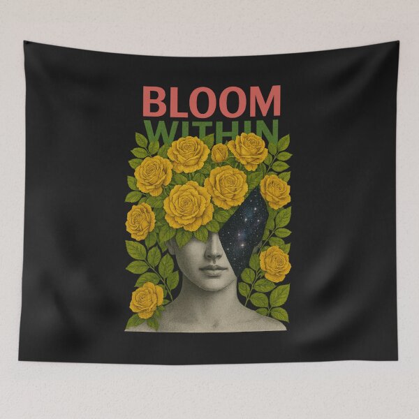 Item preview, Bloom Within – Inner Light Awakening Soul heart Art designed and sold by AATGShop.