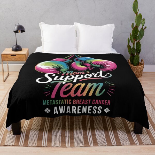 Item preview, Mom's Support Team Metastatic Breast Cancer Awareness Day designed and sold by Sunset4Bones.