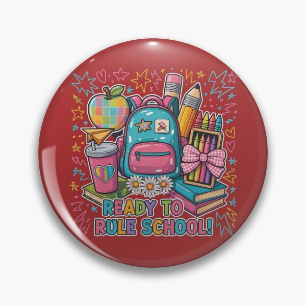 Item preview, Ready to Rule School! Fun Back-to-School Cartoon Design for Kids & Teens designed and sold by unclejohncorner.