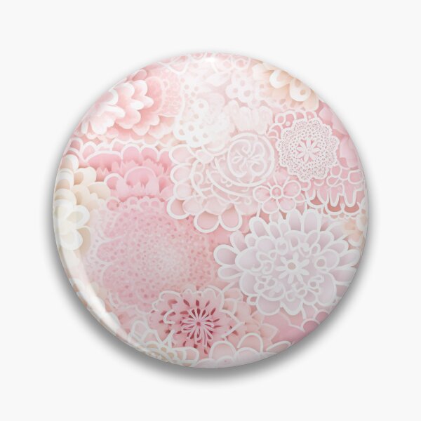 Artikelvorschau, Kleines Lochmuster, Pastelltöne, Weiß, Rosa, Creme. entworfen und verkauft von SasiPen.