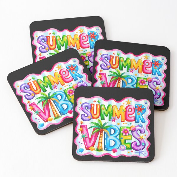 Item preview, Colorful Beach Summer Vibes designed and sold by AlienOccupation.