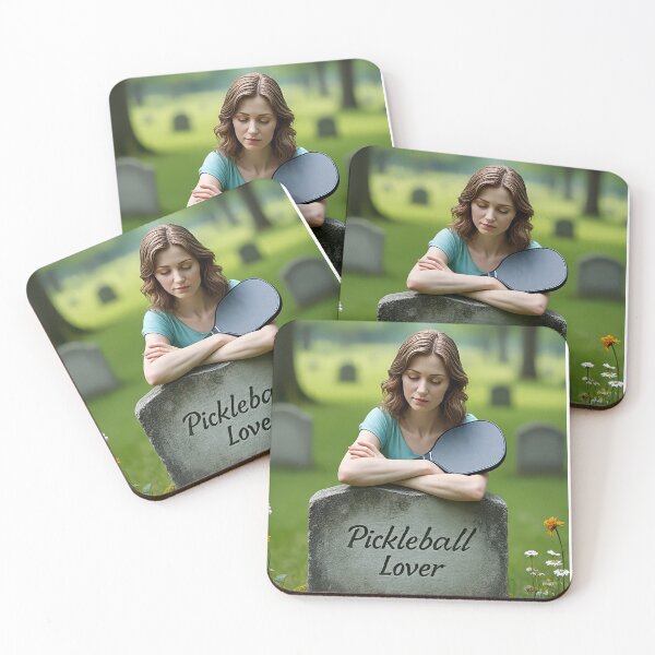 Item preview, Pickleball Lover Forever – Graveyard Tribute with Paddle designed and sold by RickGoulet.