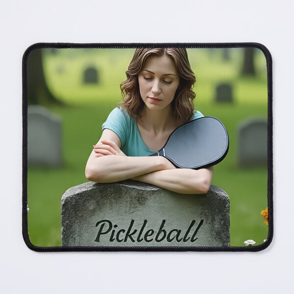 Item preview, Pickleball Lover Forever – Graveyard Tribute with Paddle designed and sold by RickGoulet.