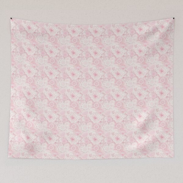 Artikelvorschau, Kleines Lochmuster, Pastelltöne, Weiß, Rosa, Creme. entworfen und verkauft von SasiPen.