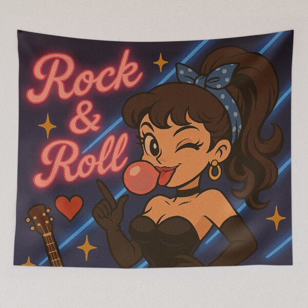 Item preview, Glamour Retro Rock 'n' Roll designed and sold by JonelleTshirts.