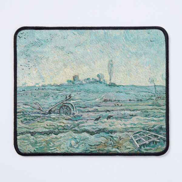 Item preview, Snow Covered Field with a Harrow by Van Gogh designed and sold by KAI-Studio.