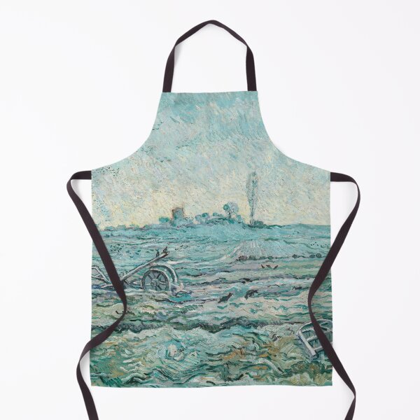 Item preview, Snow Covered Field with a Harrow by Van Gogh designed and sold by KAI-Studio.