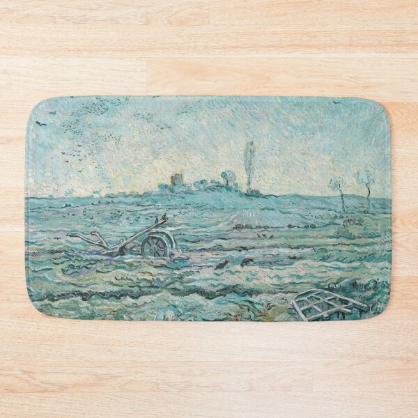 Item preview, Snow Covered Field with a Harrow by Van Gogh  designed and sold by KAI-Studio.