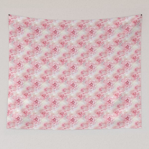Artikelvorschau, Kleines Lochmuster, Pastelltöne, Weiß, Rosa, Creme. entworfen und verkauft von SasiPen.