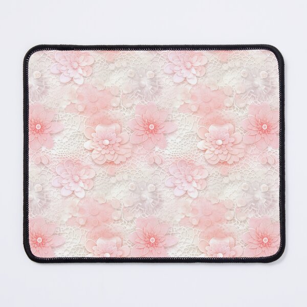 Artikelvorschau, Kleines Lochmuster, Pastelltöne, Weiß, Rosa, Creme. entworfen und verkauft von SasiPen.
