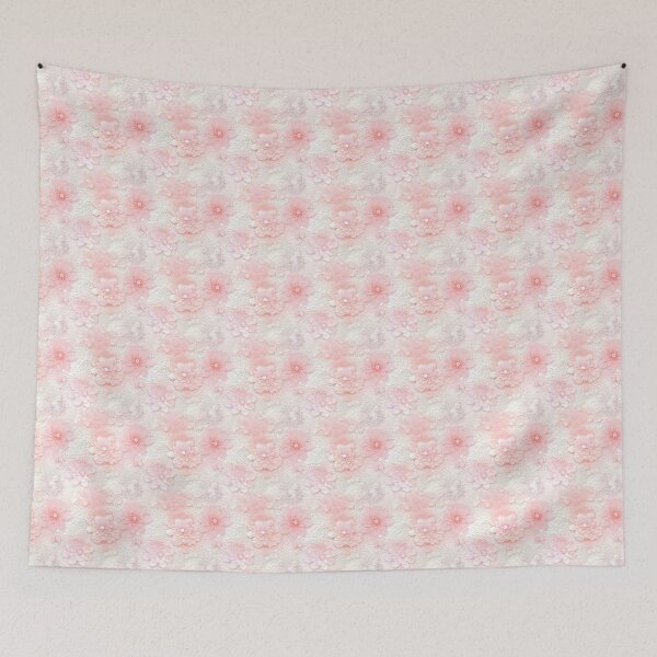 Artikelvorschau, Kleines Lochmuster, Pastelltöne, Weiß, Rosa, Creme. entworfen und verkauft von SasiPen.