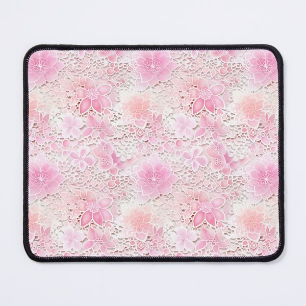 Artikelvorschau, Kleines Lochmuster, Pastelltöne, Weiß, Rosa, Creme. entworfen und verkauft von SasiPen.