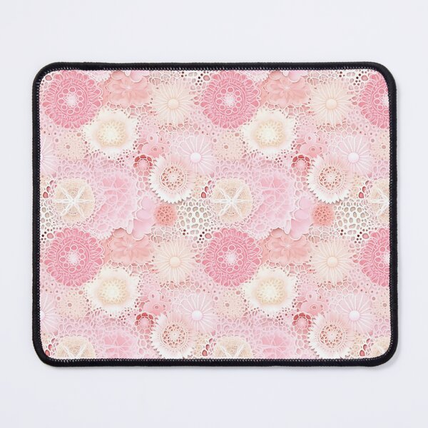 Artikelvorschau, Kleines Lochmuster, Pastelltöne, Weiß, Rosa, Creme. entworfen und verkauft von SasiPen.