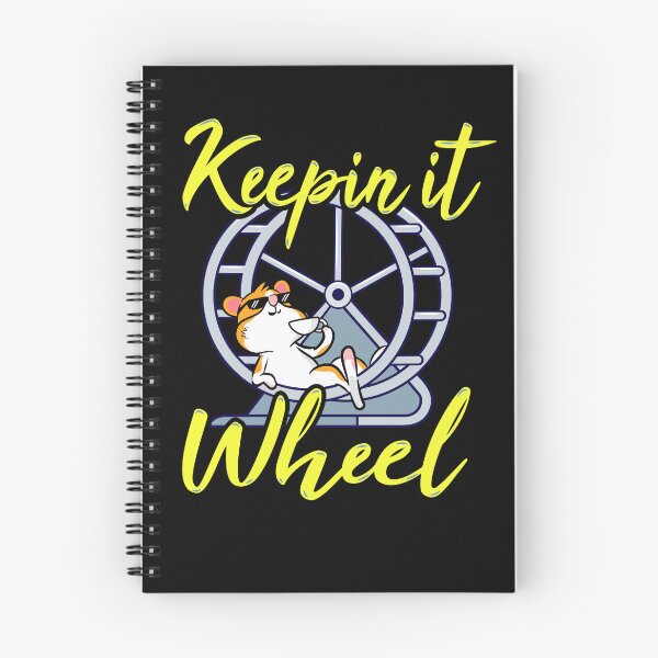 Item preview, Funny Cute Hamster Wheel - Keeping it real pun - Keeping It Wheel designed and sold by propellerhead.