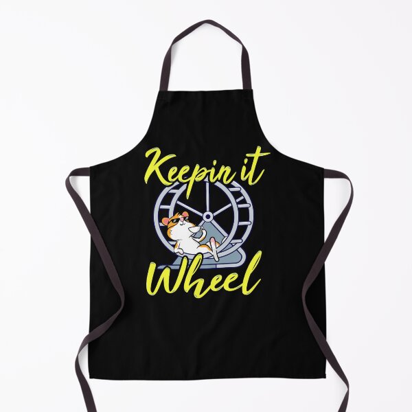 Item preview, Funny Cute Hamster Wheel - Keeping it real pun - Keeping It Wheel designed and sold by propellerhead.