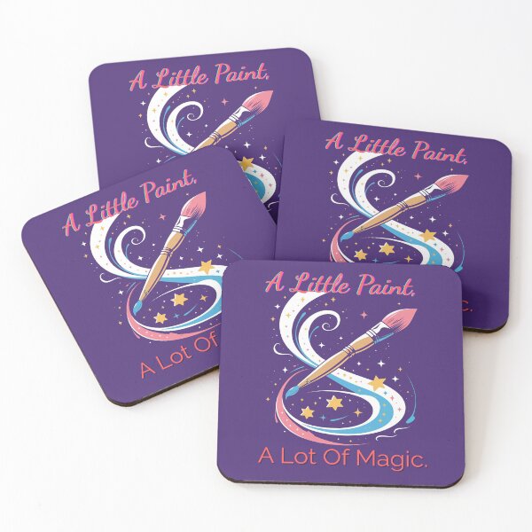 Item preview, A little paint, a lot of magic designed and sold by BeeStylishTees.
