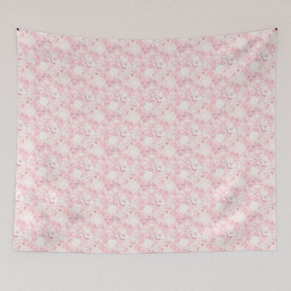 Artikelvorschau, Kleines Lochmuster, Pastelltöne, Weiß, Rosa, Creme. entworfen und verkauft von SasiPen.