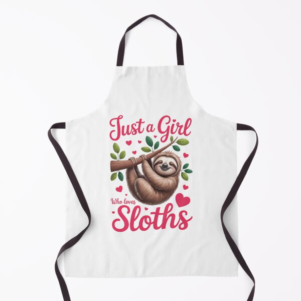 Item preview, Lazy Sloth Just a Girl Who Loves Sloths designed and sold by Sunset4Bones.