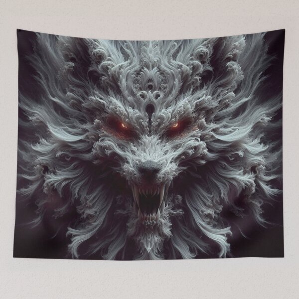 Item preview, Covenant of the Wolves: Spirit Wolf designed and sold by Woven-myth.