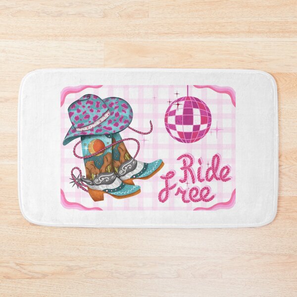 Item preview, Ride free cowgirl boot art designed and sold by pinkyfish1010.