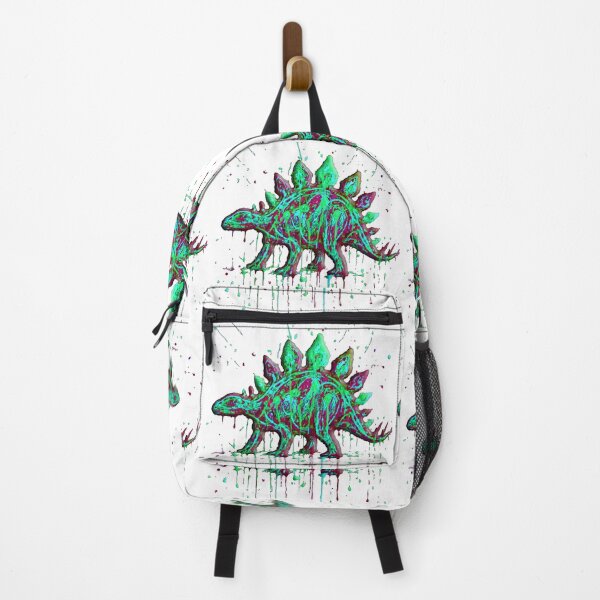 Item preview, Psychedelic Explosive Paint Stegosaurus Meltdown designed and sold by SHHCreations.