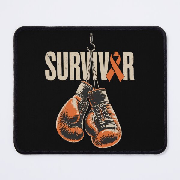 Item preview, Leukemia Survivor Boxing Orange Ribbon Leukemia Awareness designed and sold by Sunset4Bones.