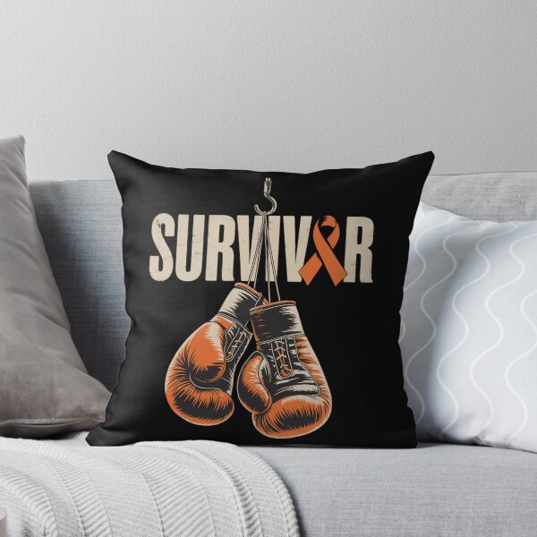 Item preview, Leukemia Survivor Boxing Orange Ribbon Leukemia Awareness designed and sold by Sunset4Bones.