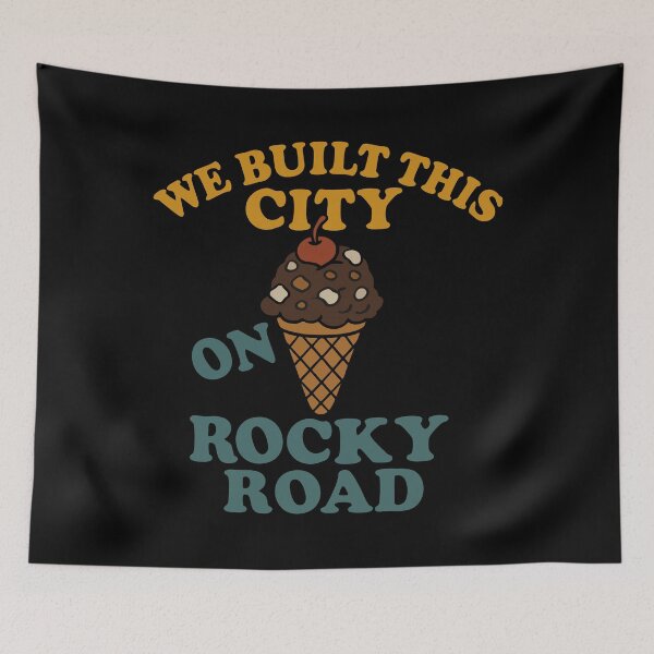 Item preview, We Built This City on Rocky Road Mangled Lyrics designed and sold by babbselasdesigns.