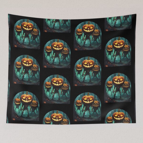 Item preview, Pumpkin Head Tree Monster  designed and sold by WoodburyLake.