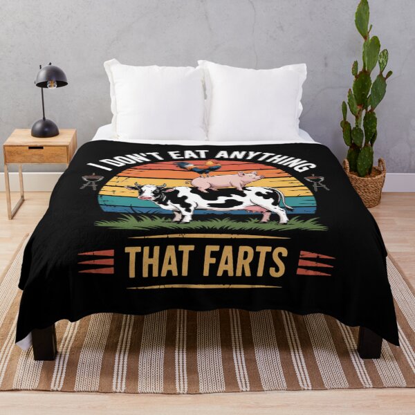 Item preview, I don't eat anything that farts World Vegetarian Day designed and sold by Sunset4Bones.