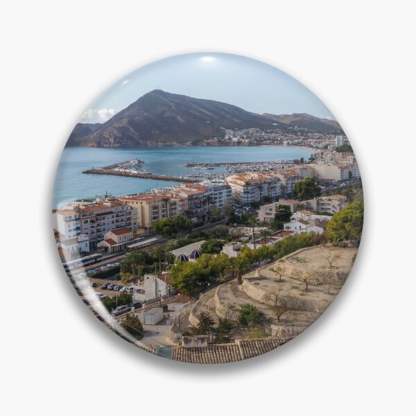 Item preview, View over Altea towards the marina and the Serra Gelada Park, Costa Blanca, Spain designed and sold by Kevin Hellon.